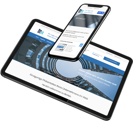 Responsive Design bei BizWeb